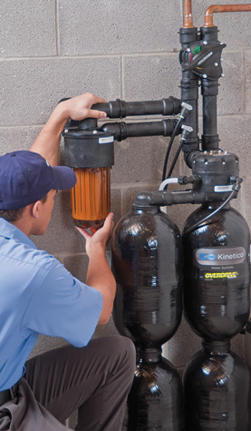 Installation and inspection on Kinetico water solution treatment systems